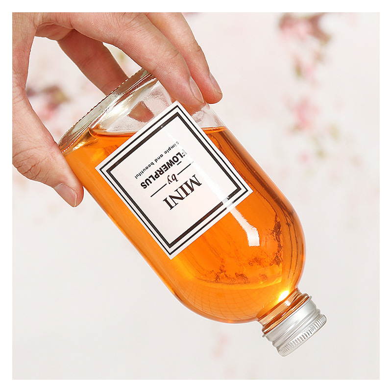 Wholesale of 500ml cold drink fruit wine tea bottles with aluminum caps, juice and salt water bottles of the same style as the popular ones Application Scenario