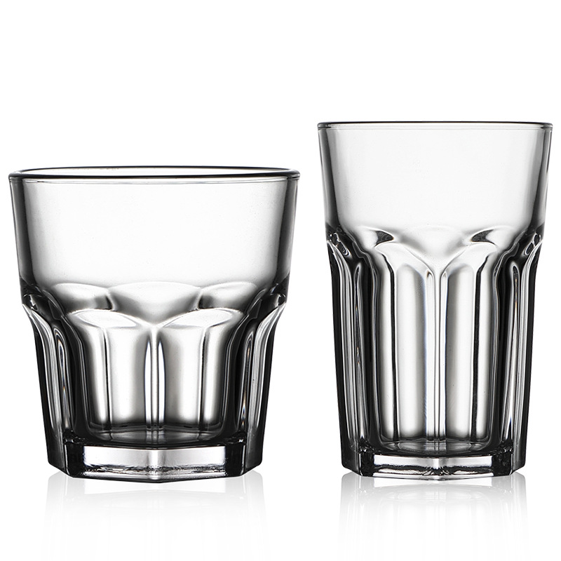 POUGINE/ Bojiang tempered Glass Cups, creative glass spirits wine glasses, creative rock water glasses, beer glasses Item Picture