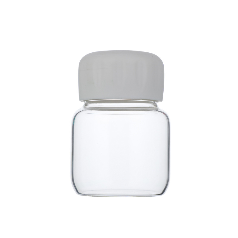 300ml Chubby cup high borosilicate glass cup, creative and cute Ins-style graduated cup, milk coffee water cup Item Picture