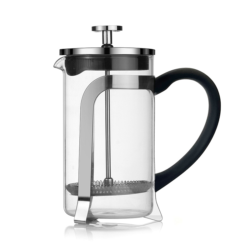 High appearance level French press, filtering coffee, hand brewing pot, home sharing pot, heat-resistant high borosilicate glass tea infuser Application Scenario