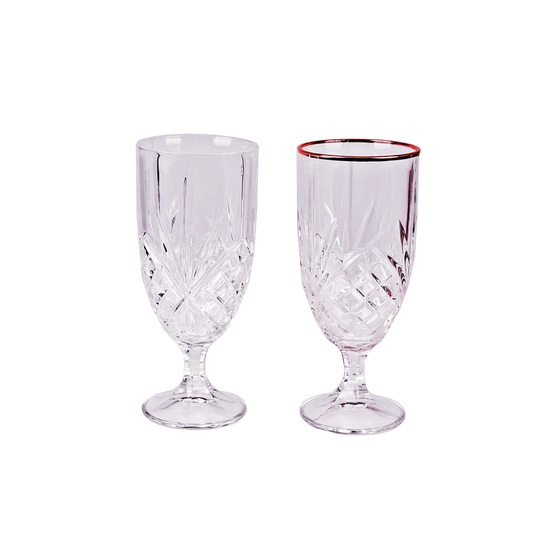 Glass juice cup, diamond-patterned smoothie cup specially designed for milk tea and dessert shops, large-capacity ice cream, tall Dublin cup Item Picture