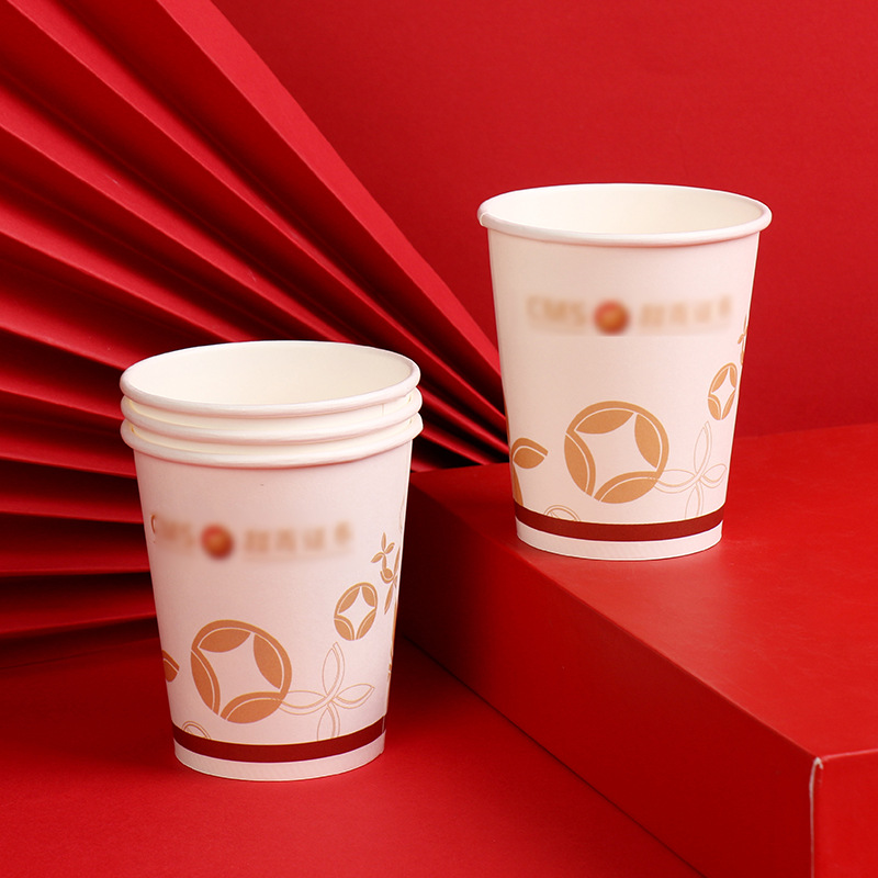Customized thickened and high-quality disposable paper cups, custom-made advertising paper cups, wholesale of disposable water cups printed with logos Application Scenario
