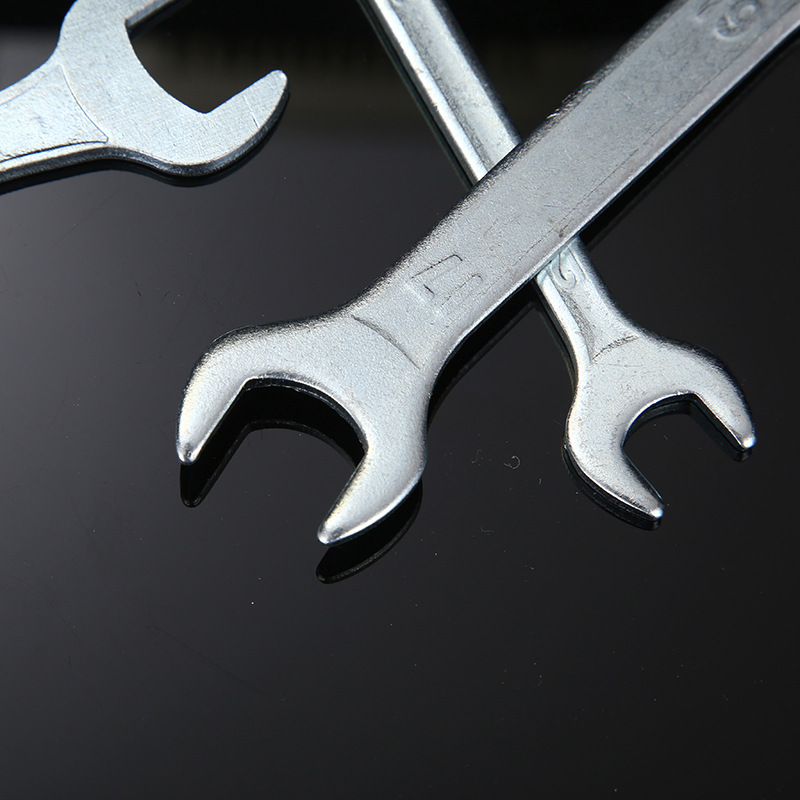 Simple dual-purpose open-end wrench, small stamping double-head bicycle, household fixed wrench manufacturer, tool wholesale Application Scenario
