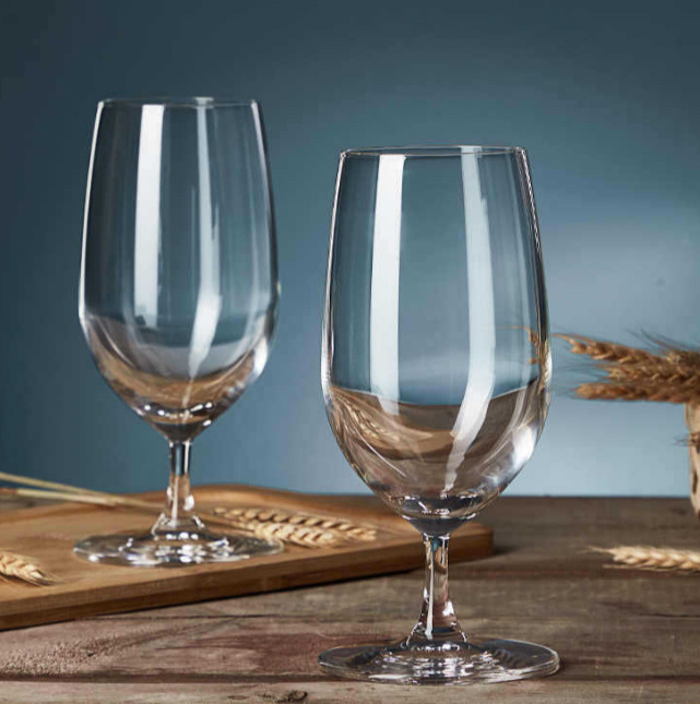 Wholesale of Idelita crystal glass multi-purpose mineral water cups, juice cups, red wine cups and transparent tall wine glasses details Picture
