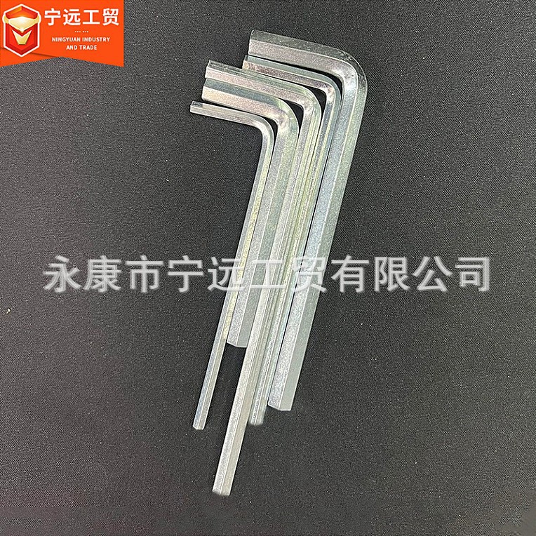 Wholesale L-shaped hex socket screw wrenches with flat heads/unquenched plate screwdrivers, household galvanized hardware tools from the manufacturer details Picture