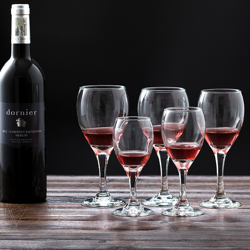 Libby Dewdrop series glass wine glasses, wine glasses, foreign wine glasses, highball glasses and glass glasses wholesale with logo printing details Picture