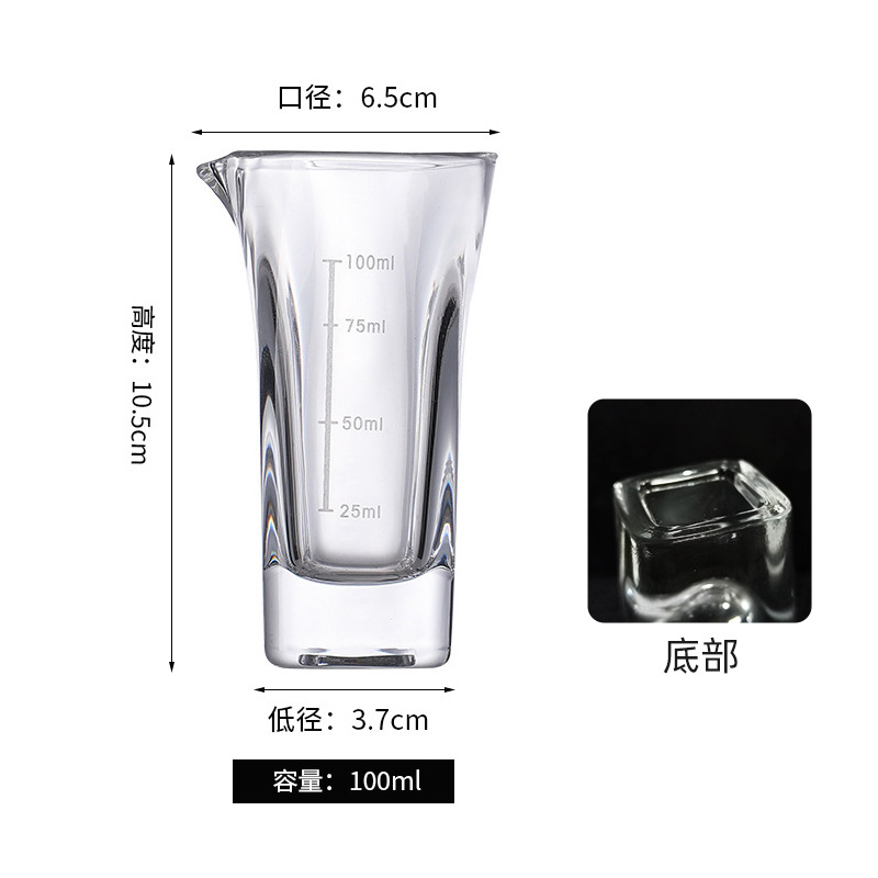 Bullet Small Wine Glass Gift box set, Baijiu cup, Chinese wine cup, high-end glass wine divider, 100ml gift packaging Application Scenario
