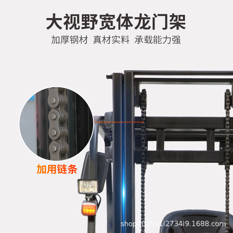 New energy electric forklift, 2-ton ride-on, 3-ton four-wheel lithium battery lifting, loading and unloading, hydraulic handling and stacker Application Scenario