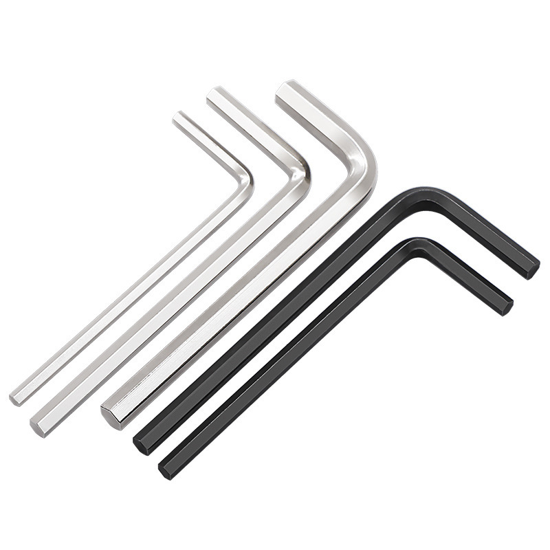 L-shaped hex socket wrench, single flat head hex socket screwdriver, hex socket square hexagonal hex socket wrench set, metric Item Picture