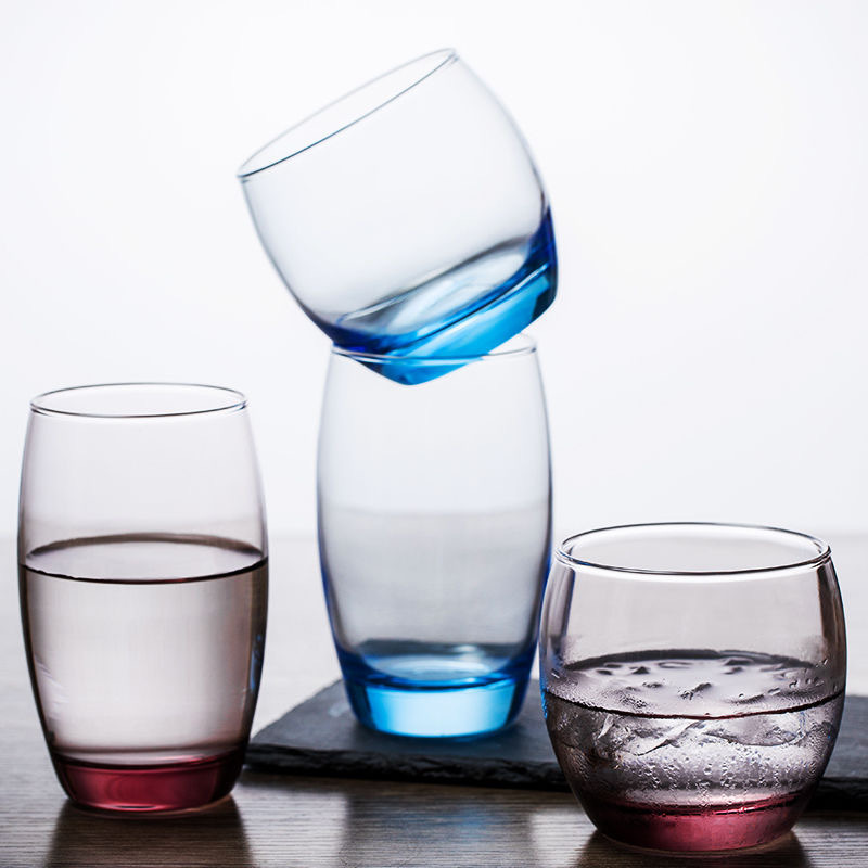 Green apple egg-shaped glass cups, beer mugs, juice cups, beverage cups, tea cups, water cups, Wei cups wholesale with logo printing Application Scenario