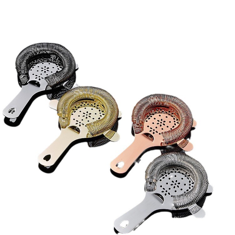 304 stainless steel cocktail ice filter, cocktail ice separator, ice separator filter, ice strainer, mixing cup, bar Item Picture