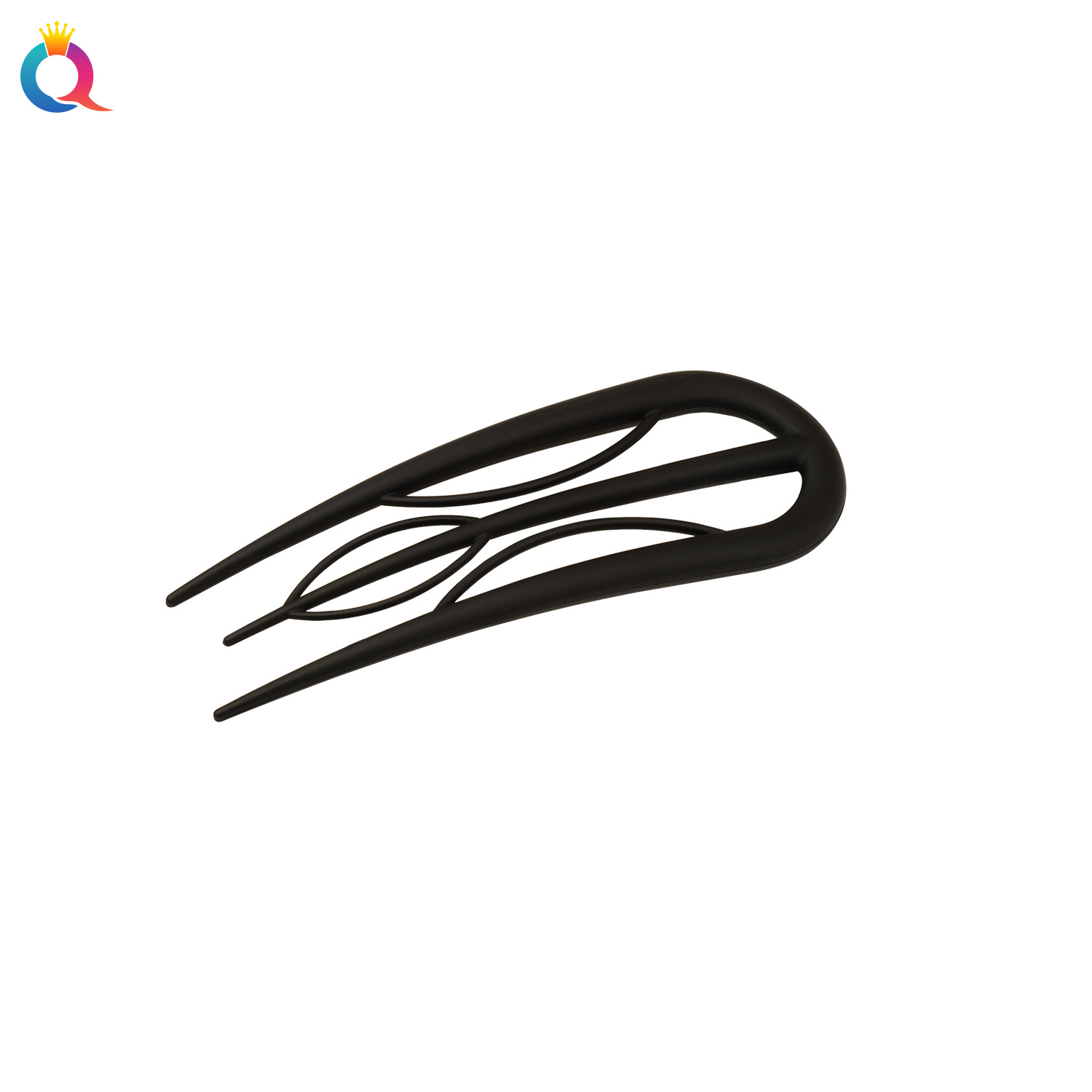 Qiyue PC High-end large branch U-shaped hairpin, ins double clip Hairpin, Women's bun bun Hairpin, hair accessory Item Picture