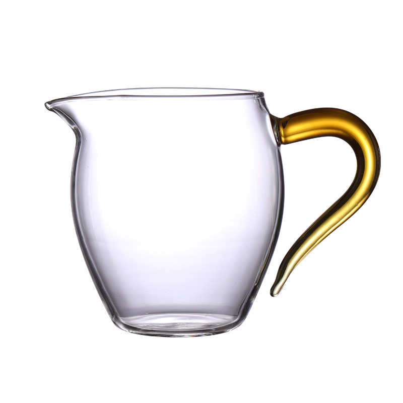 Wholesale high borosilicate glass fair cup tea sets, tea separators, stainless steel tea strainers, high borosilicate glass tea brewing utensils around the stove Item Picture
