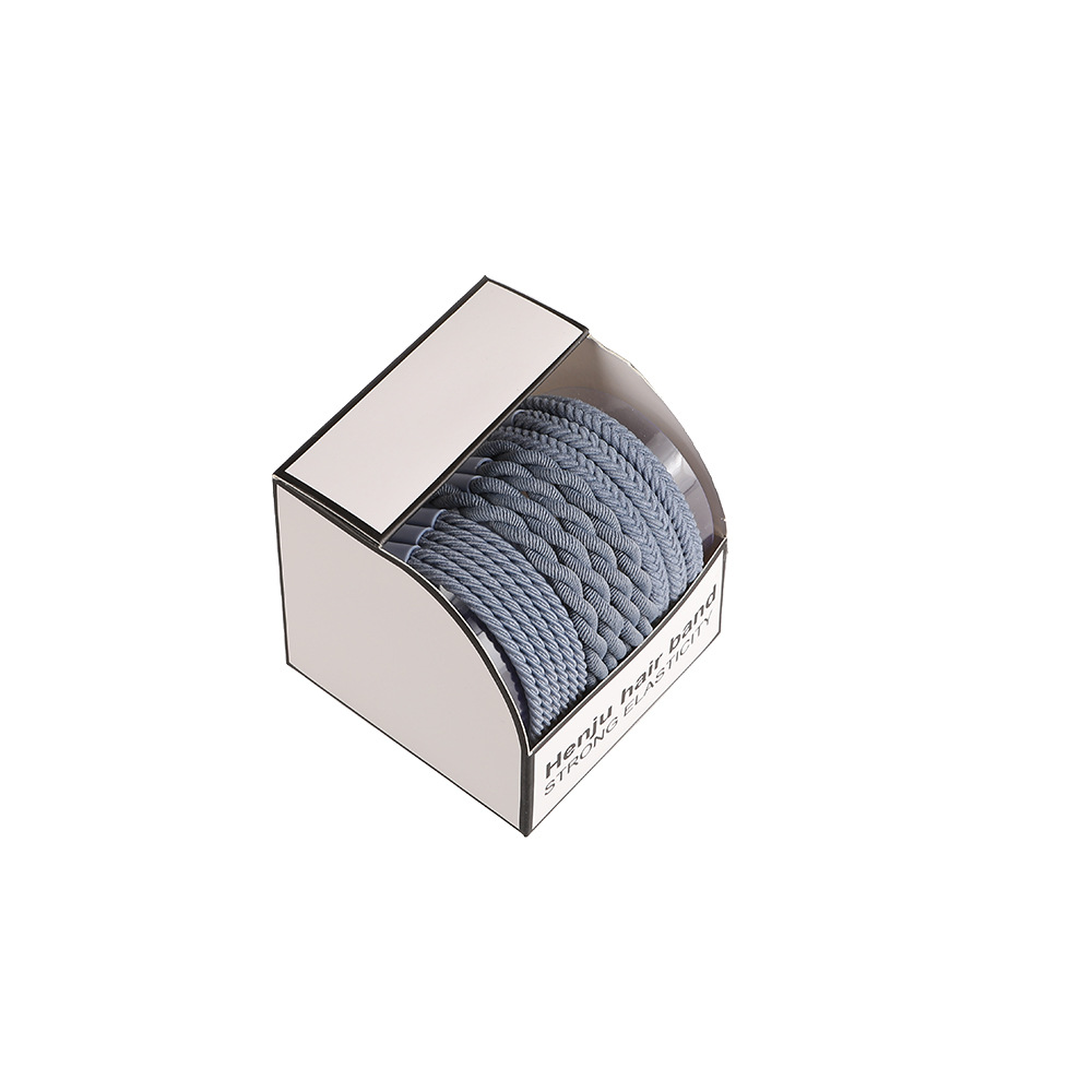 Qiyue Cross-border box-packed hair ties, hair bands, women's hair ties, small rubber bands, ins high appearance level hair ties and hair accessories wholesale Item Picture