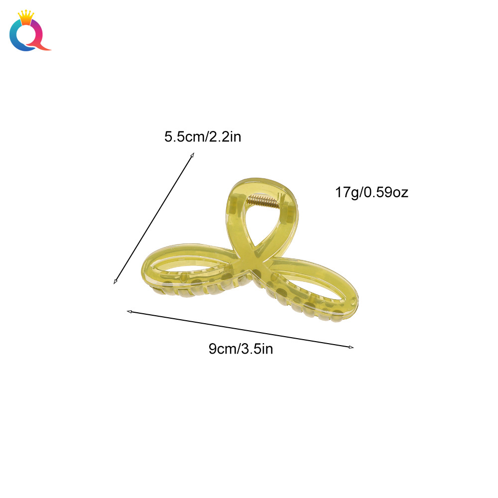 Qiyue Clover hair clips, ins, high-end look, shark hair clips, hair grippers, hair grippers, hair accessories, headwear wholesale Application Scenario