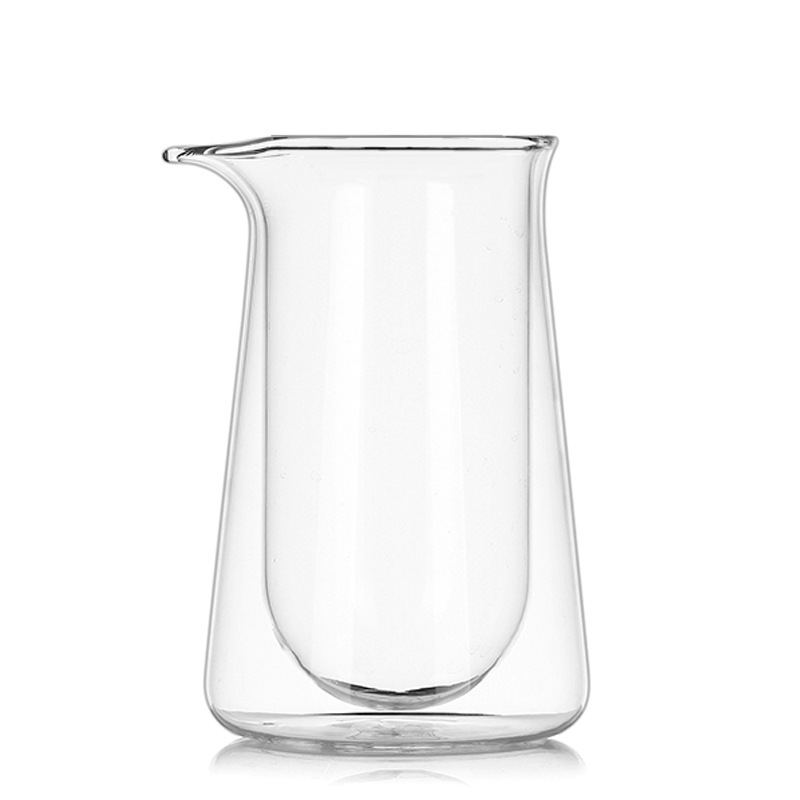 Double-layer glass hand-brewed coffee pot, home sharing pot, high borosilicate filter cup, cold brew and cold brew filtering coffee equipment Item Picture