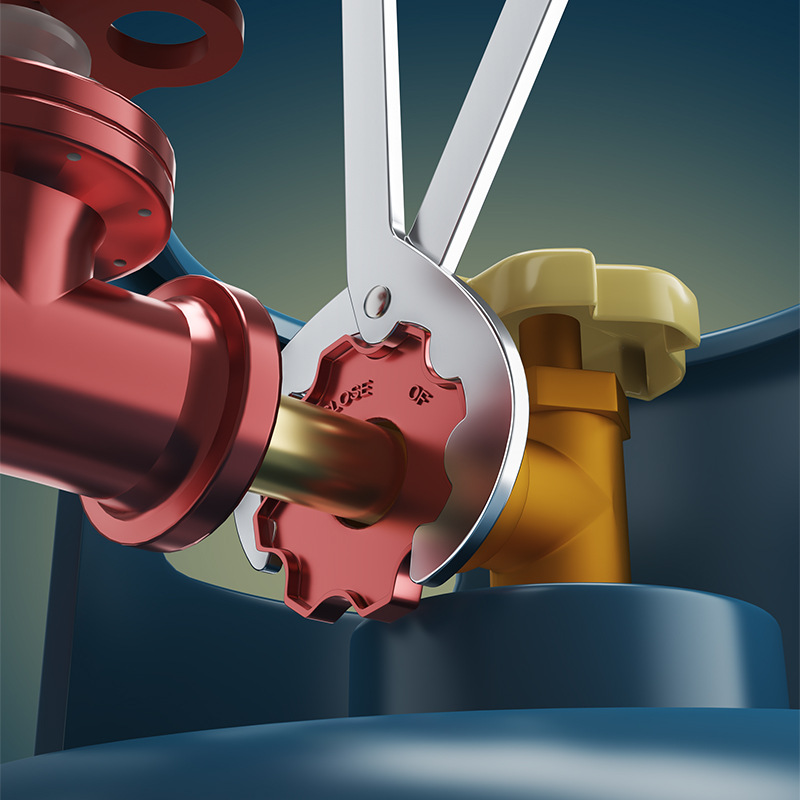 Special safety gas cylinder pressure reducing valve for gas valve wrench, disassembly of tank Angle valve, disassembly of valve, disassembly of gas pressure reducing valve undefined