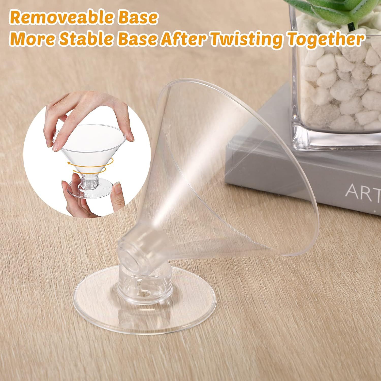 Wholesale 150ML dessert cups, disposable plastic transparent mousse cups for cross-border Middle East gatherings, parties and weddings Specification drawing