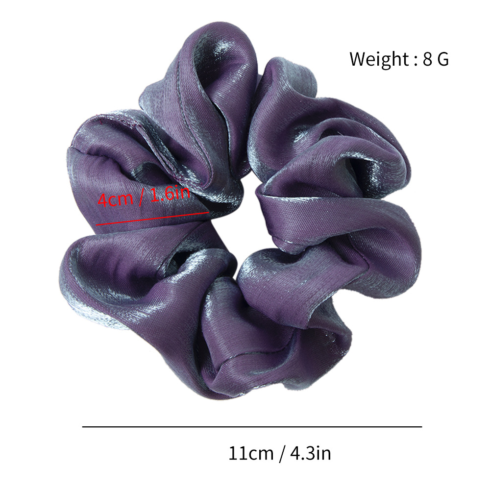 Qiyue Simple Fabric Large Intestine Hair Tie, hair tie, ponytail hair tie, pig large intestine hair tie, hair accessory and head accessory wholesale Application Scenario
