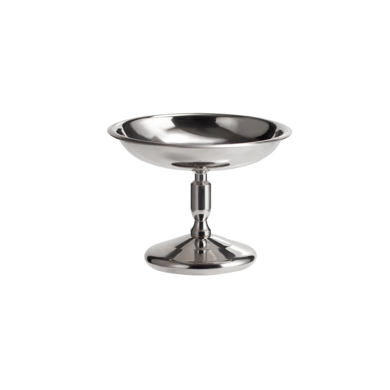 Wholesale of light luxury household cake, tea, snack and ice cream cups, stainless steel pudding cups and living room dessert cups Item Picture