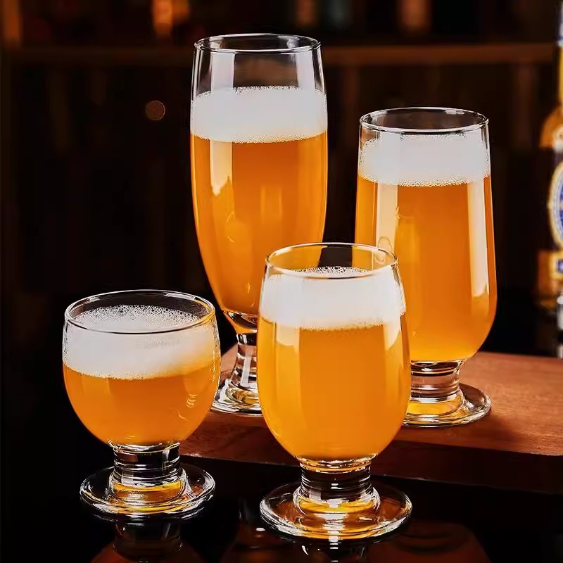 Short and short-legged glass water cups, multi-functional dining cups, craft beer mugs, beverage juice and milk cups, mousse tasting cups Application Scenario