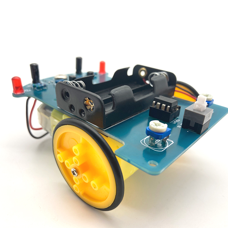 diy d2-1 intelligent Tracking trolley Kit: Electronic manufacturing technology for individual parts of the line inspection trolley Application Scenario