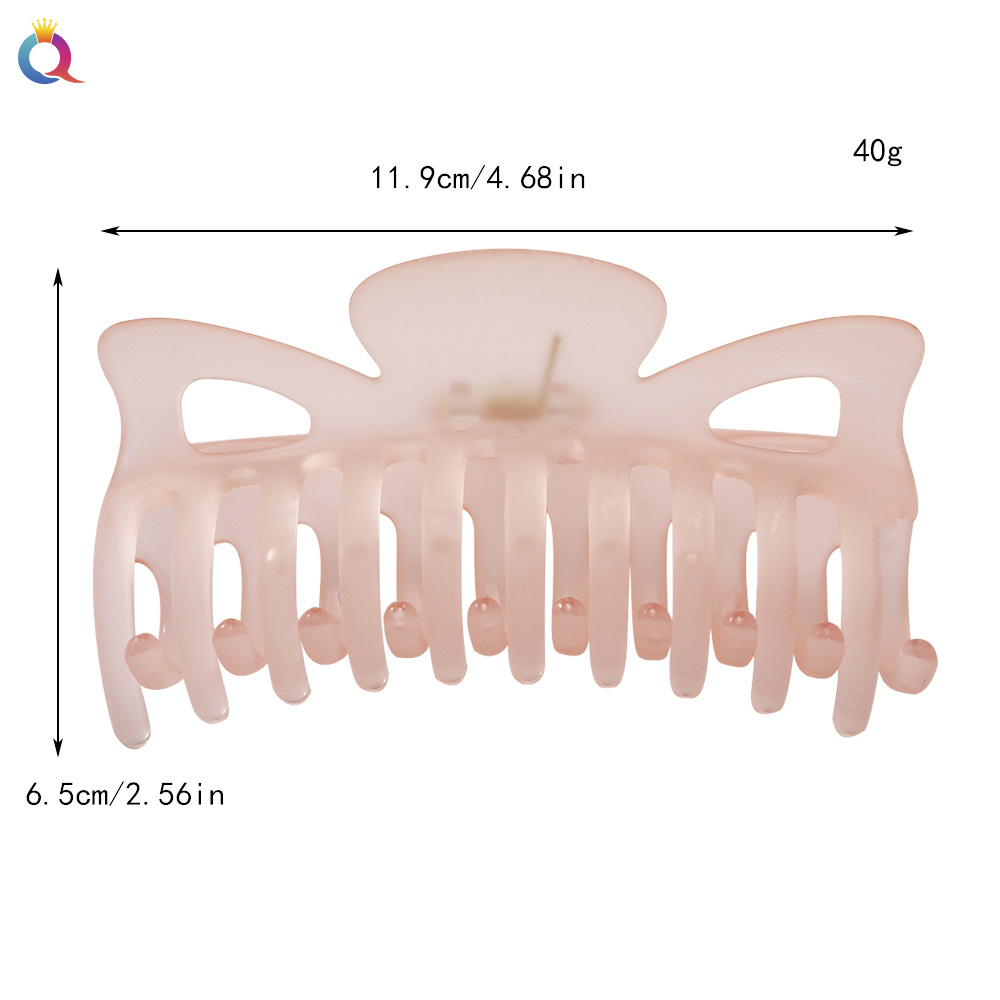Qiyue Cross-border matte hair Clips, coiled hair grabbers, large shark clips, hair clips for the back of the head, hair grabbers, hair accessories for women wholesale Application Scenario