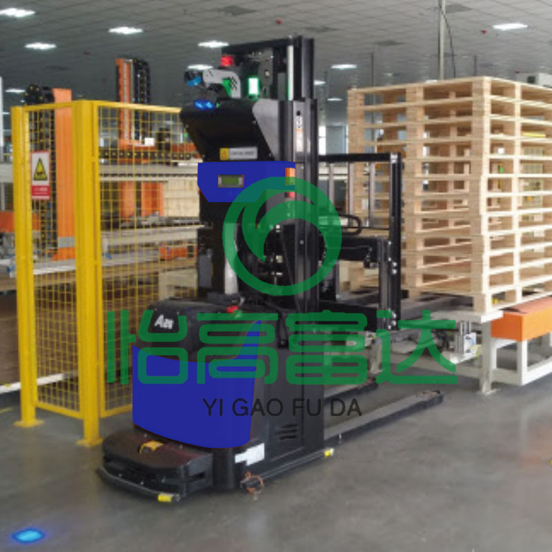 Shelf storage stacking AGV forklifts, explosion-proof large-load stacking AGV trolleys, fully automatic unmanned intelligent forklifts Specification drawing