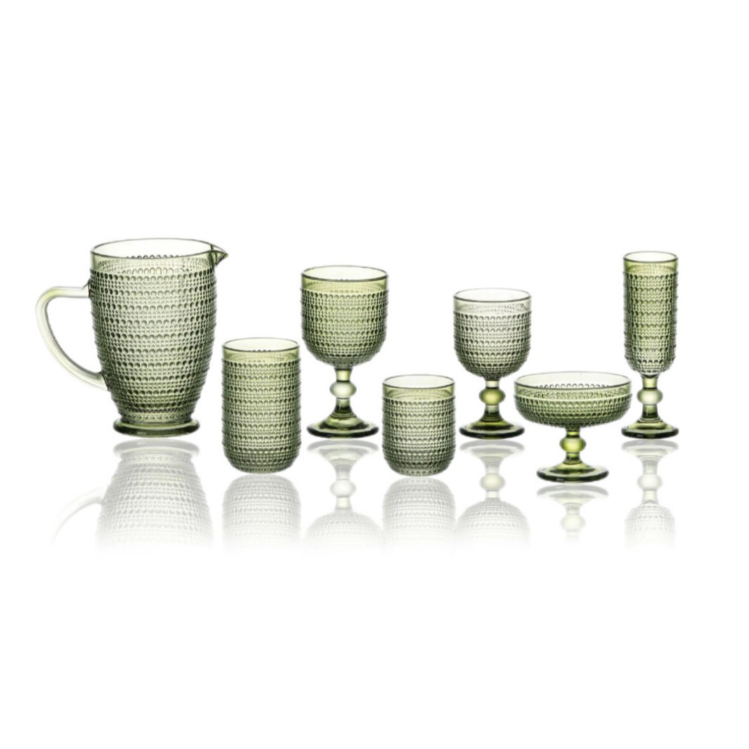 Wholesale European-style raindrop original color wine glasses, cups, champagne glasses, ice cream bowls, creative hotel household utensils from the manufacturer Specification drawing