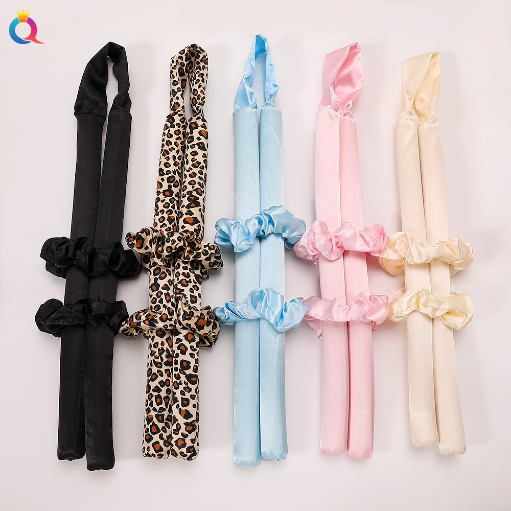 Qiyue New Amazon Lazy Sleep Foam Sponge non-heating curling iron Large Wave Curling Iron manufacturer wholesale Specification drawing