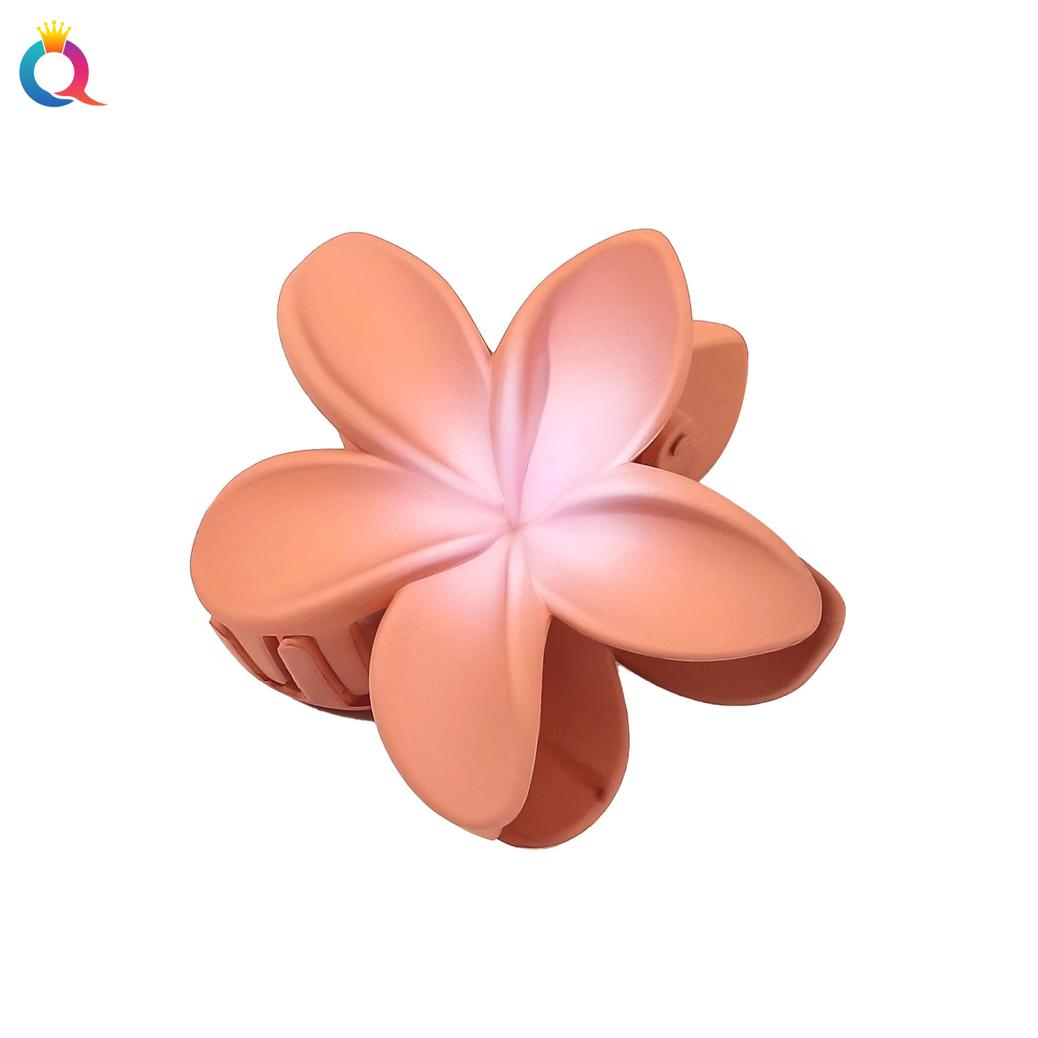 Qiyue Cross-border Flower Hairpin, matte hairpin, updo Shark Hairpin, high-end gradient Hairpin, women's hair accessory wholesale Item Picture