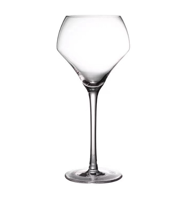 Creative crystal glass conical wine glasses, wine glasses, cocktail glasses, sparkling soda water glasses, tall tonic glasses Item Picture