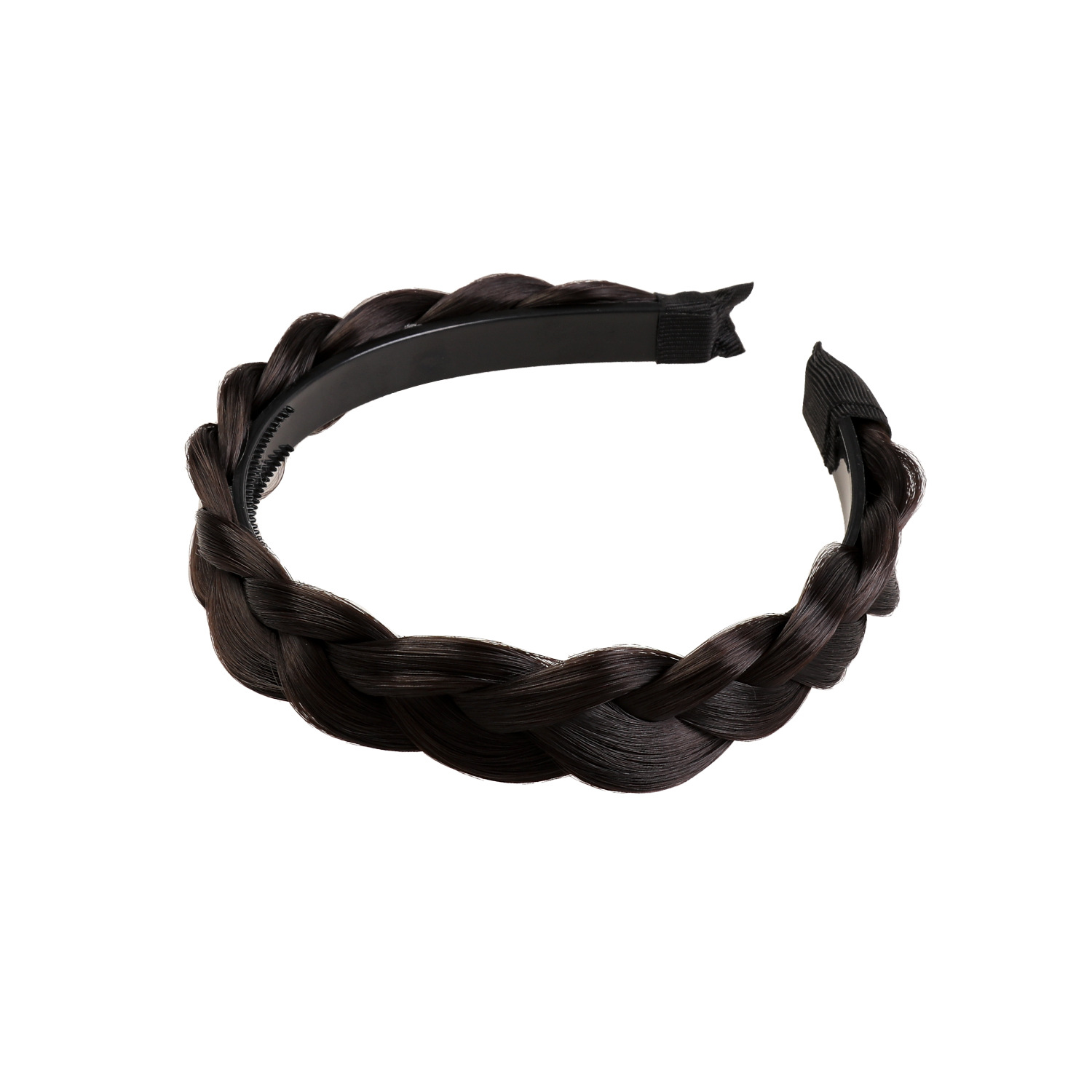Qiyue Cross-border False Hair Band, high-end headband with high style, toothed anti-slip hairpin, high-end feel, wholesale Item Picture