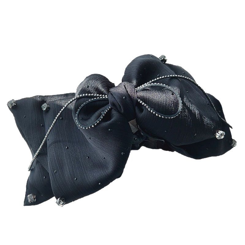 Versatile, exquisite and high-end, fashionable ponytail clip, feminine charm, gentle bow, half tied at the back of the head, hair clip accessory Item Picture
