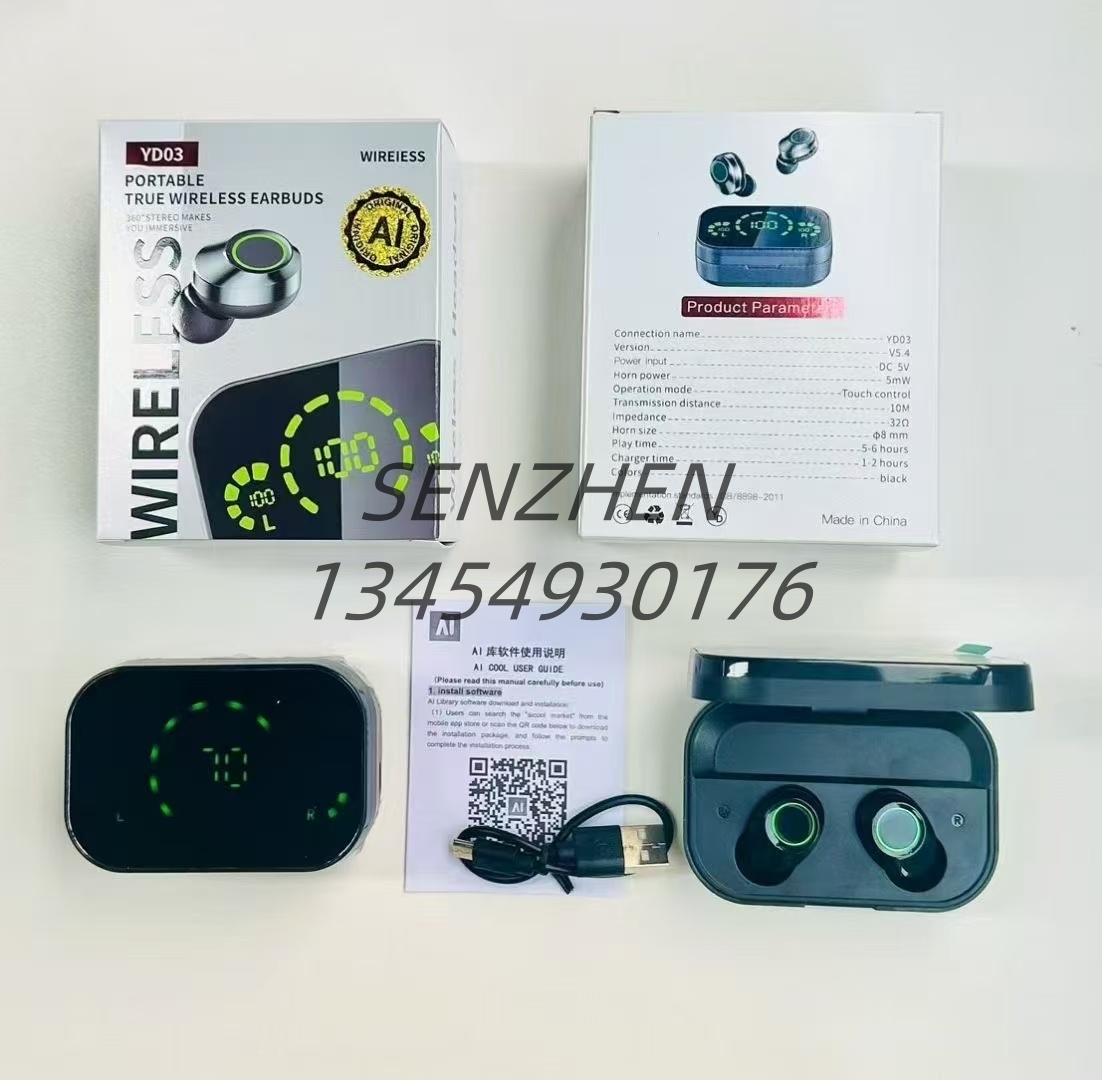 SENZHEN Bluetooth Headset YD03 with AI Translation