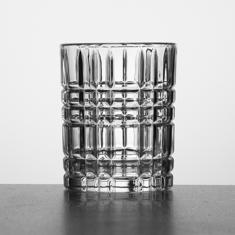 Lizun transparent glass beer mugs, thick-bottomed water cups, juice cups, restaurant, bar, KTV whisky glasses, foreign wine glasses full figure