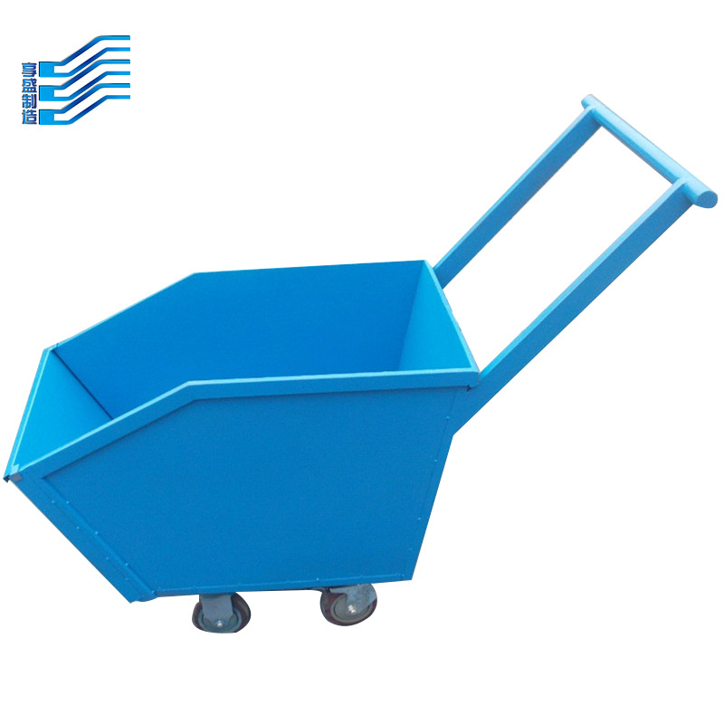 Chip removal machine, iron chip cart, CNC machining center, scrap cart, tool cart, push iron chip cart, flatbed cart Item Picture
