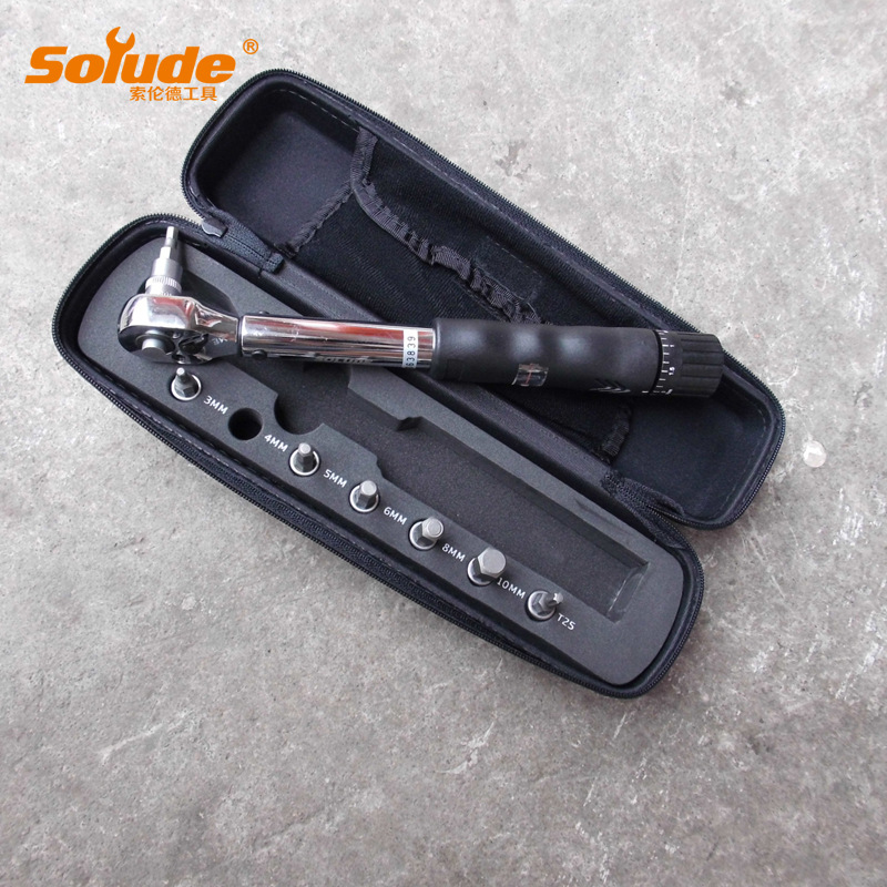 2-14N.m mini preset torque wrench, window-type torque wrench, interchangeable head torque wrench, professional details Picture