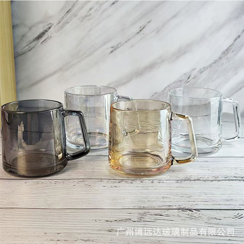 Personalized and creative glass water cups, office coffee cups, hotel mouthwash cups, couple mouthwash cups, high-appearation-level tea cups Application Scenario