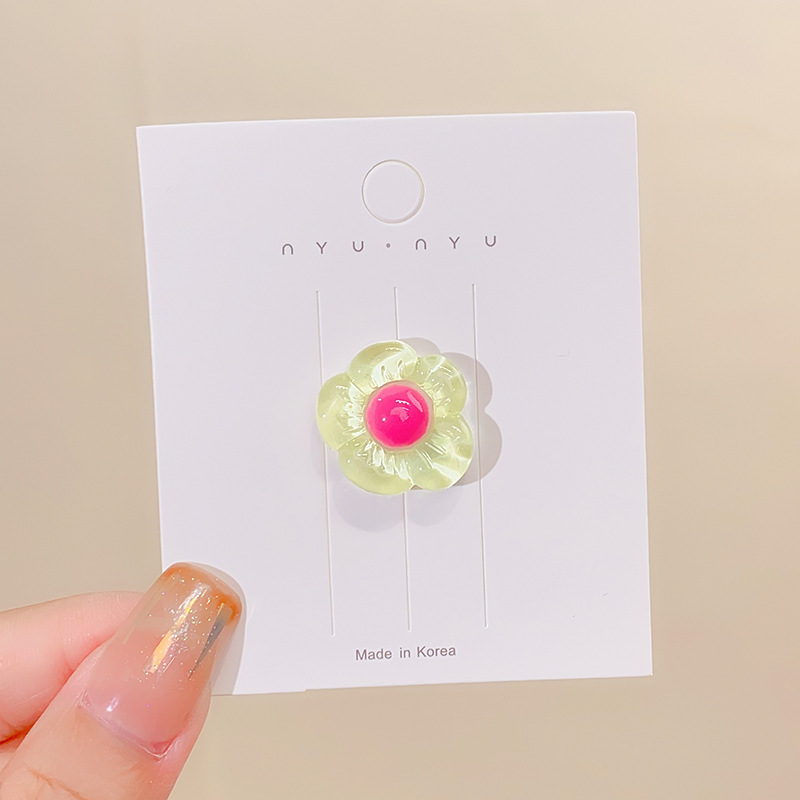 Hair accessory accessories, flower children's hair clips and hair bands, DIY cream glue, handcrafted resin headwear accessory material package Item Picture
