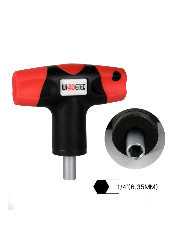 # T-type high-precision jump type fixed torque wrench, torque 0.6-6, screwdriver screwdriver torque, idle rotation slippage undefined