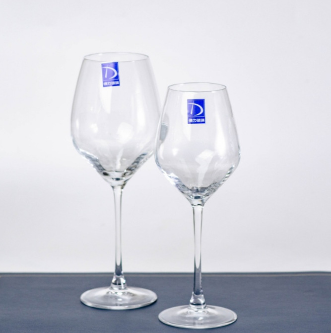 Deli red wine glass set, home crystal glass wine glass, light luxury decanter, glass holder, wine ware, tall glass details Picture