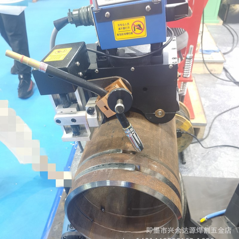 Magnetic pipe automatic welding machine, magnetic pipe automatic welding trolley, automatic welding equipment for the ring seam of MIG welding flange pipes Application Scenario