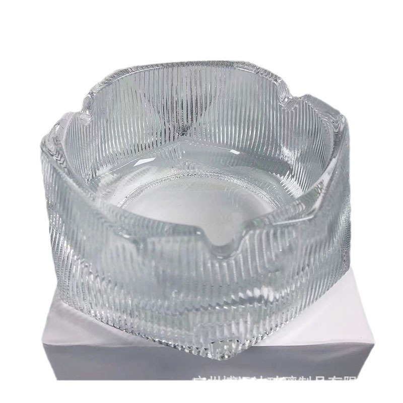 New commercial glass cigarette cups, creative glass ashtrays, home living room light luxury and high-end feel, hotel ash cups wholesale Item Picture