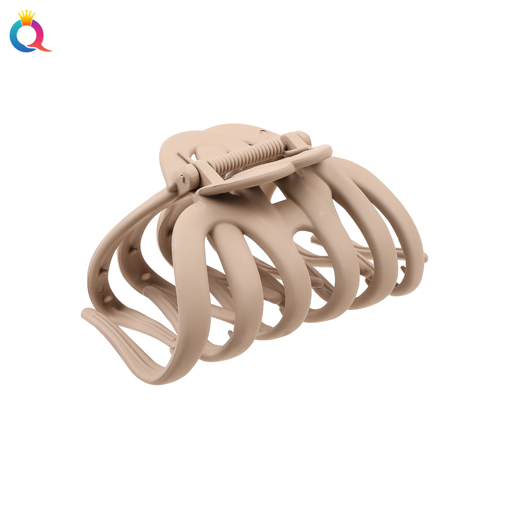 Qiyue Cross-border Amazon ABS simple wavy hair clips, updo hair clips, shark clips, women's hair accessories and headwear wholesale Item Picture