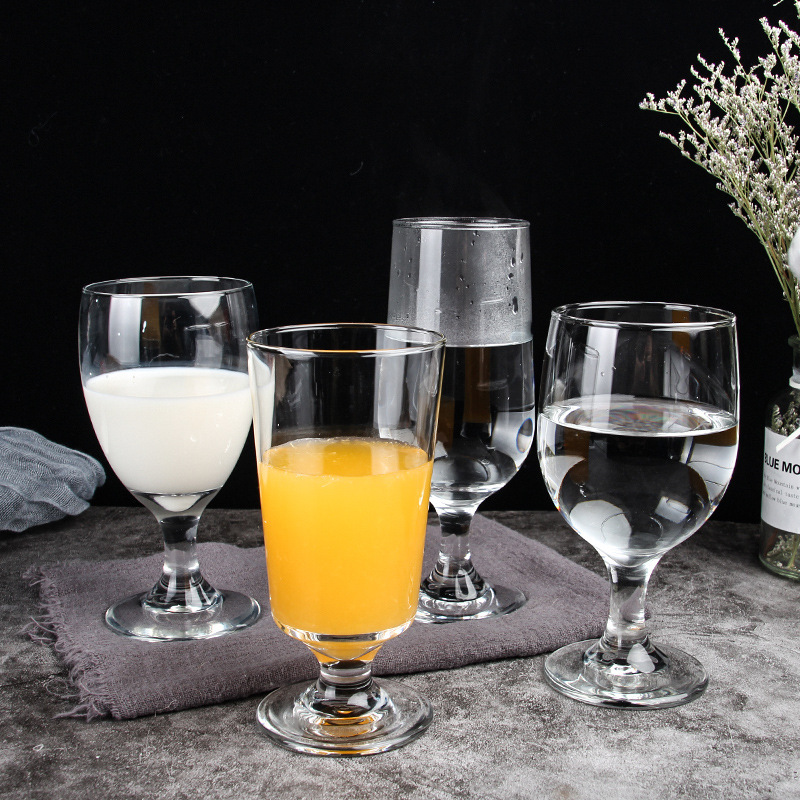 Ambassador Series multi-functional glass cups, beer mugs, juice cups, beverage cups, dessert cups, tea cups, water cups and craft beer cups details Picture