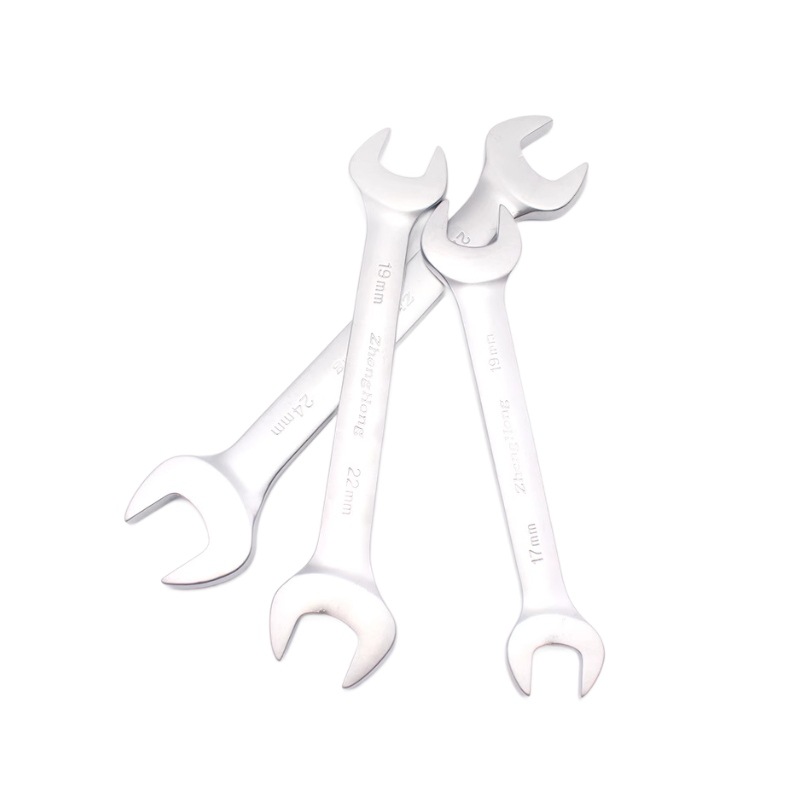 [Double-head Open-end Wrench] Matte nickel-chromium-vanadium steel loading and unloading maintenance tool manual quick open-end wrench Item Picture