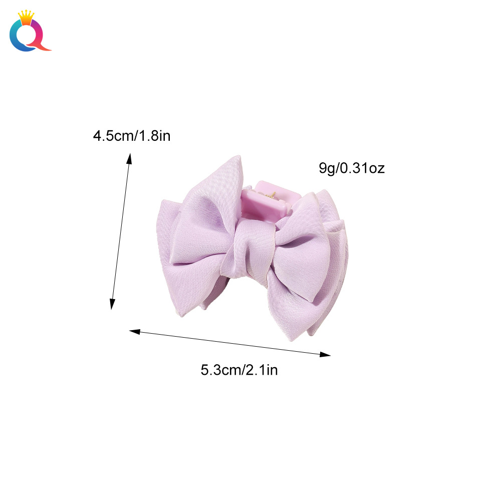 Qiyue sweet and cute bow hair clips, small claw clips, bangs clips, side hair clips, women's hair accessories and headwear wholesale Application Scenario