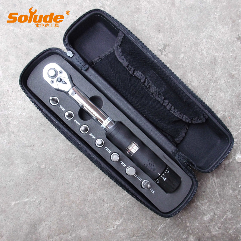 2-14N.m mini preset torque wrench, window-type torque wrench, interchangeable head torque wrench, professional full figure
