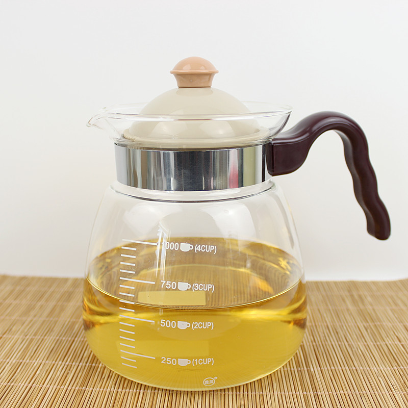 Yafeng direct-fire kettle, large-capacity glass teapot, cold water kettle, boiling water kettle, cold water kettle can be boiled full figure